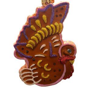 Vintage Christopher Radko "Gobble it Up" Retired 2001 Thanksgiving Ornament